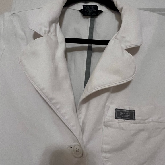 Blue Sky Scrubs cotton lab coat XXS - Picture 4 of 7